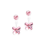 Σκουλαρίκια Βlomdahl Pendant Butterfly Light Rose