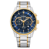 CITIZEN Ρολόι Stainless Steel Two Tone Chronograph - AN8194-51L