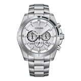 CITIZEN Ρολόι Chronograph Silver Stainless Steel - AN8200-50A