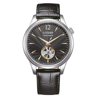 CITIZEN Ρολόι Automatic Leather black - NH9131-14E