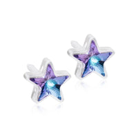 Σκουλαρίκια Blomdahl Star Lilac Shimmer