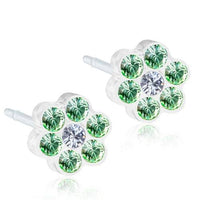 Σκουλαρίκια Βlomdahl Daisy Peridot/Crystal - Orange - Kosmima