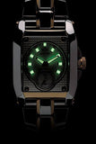 Reactor Fusion-Unisex-Black-Steinless Steel 316L-Black Mop Dial-Sub Seconds-REACTOR - Orange - Kosmima