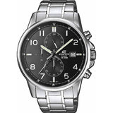Ρολόι με μπρασελέ ανδρικό, μαύρο καντράν Casio Edifice