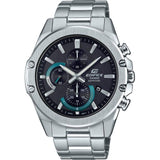 Casio Edifice με λευκό μπρασελέ και πετρόλ χαρακτηριστικά