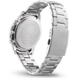 Casio Edifice με λευκό μπρασελέ και πετρόλ χαρακτηριστικά