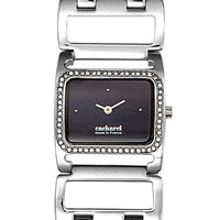 Cacharel Analog Quartz Square Watch. Black Dial - Orange - Kosmima