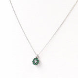 Λευκόχρυσο κολιέ - Orange - Kosmima