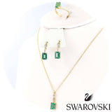 Χρυσό σετ Swarovski